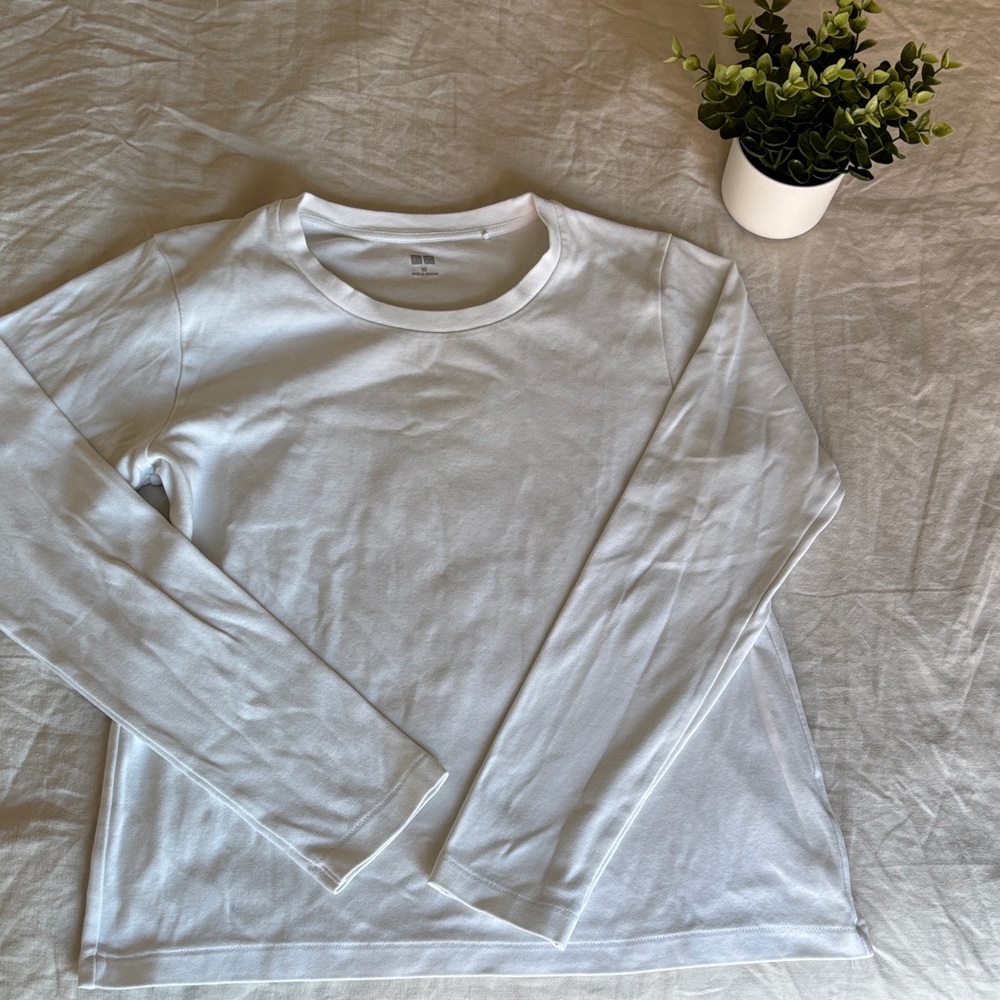 White Long Sleeve Top